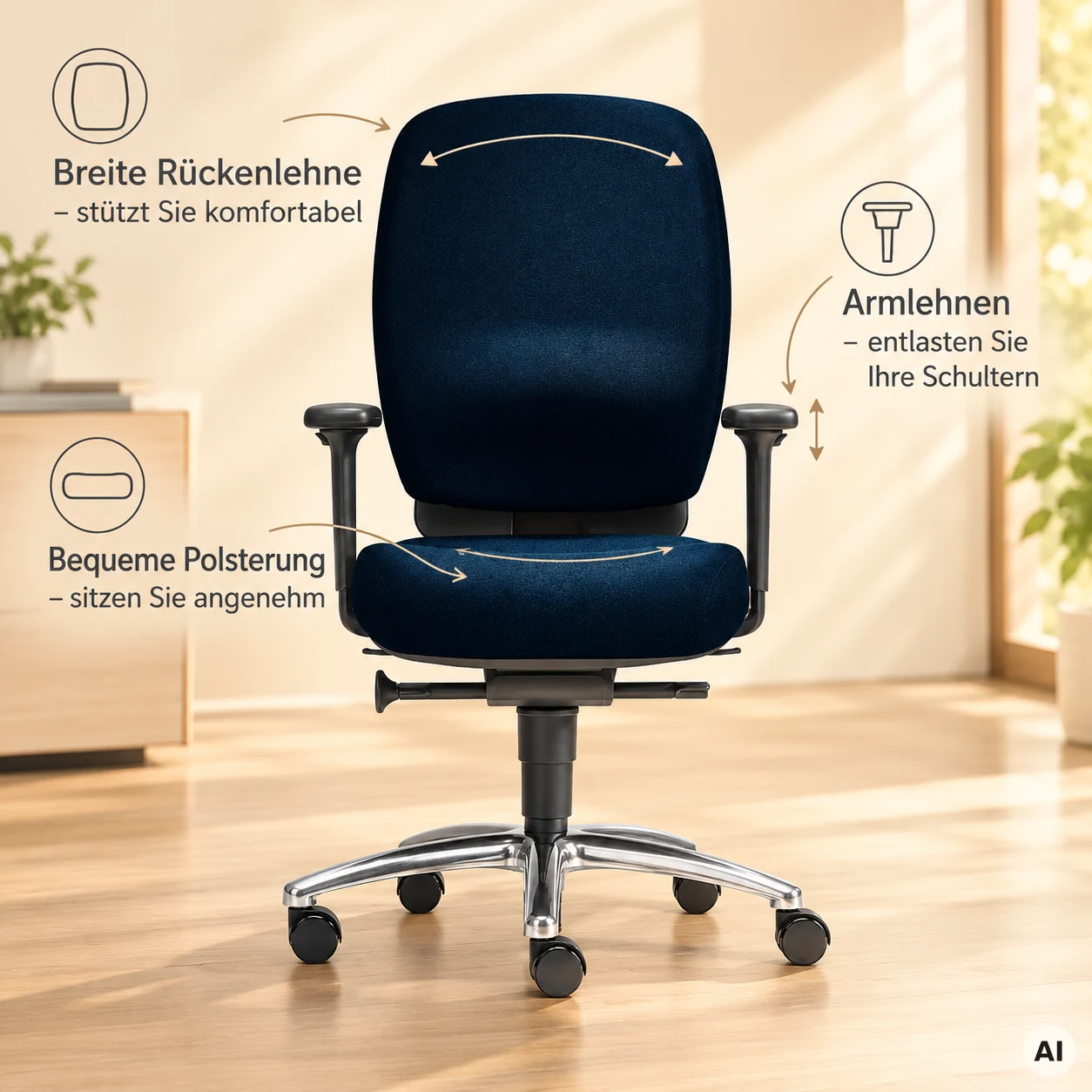 Mister Office M - Ergonomischer Bürostuhl