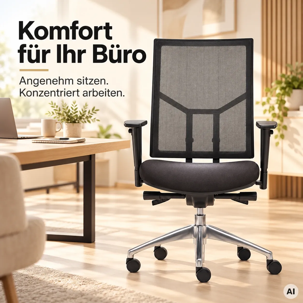 Ergo Net M - Ergonomischer Netz-Bürostuhl