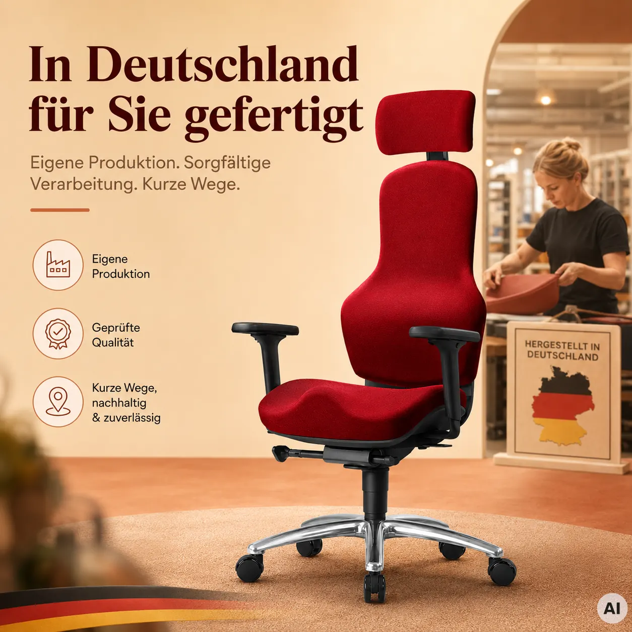 Ortholetic - Skoliose Bürostuhl